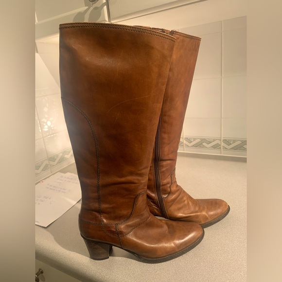 Arnold Churgen Italian Handmade Leather Boots - Picture 1 of 11